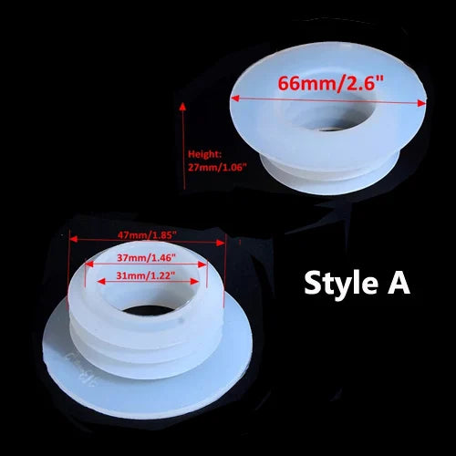 2 peças de anel de vedação de silicone para narguilé – Acessórios para base de vidro, adaptador de mangueira e bowl de shisha