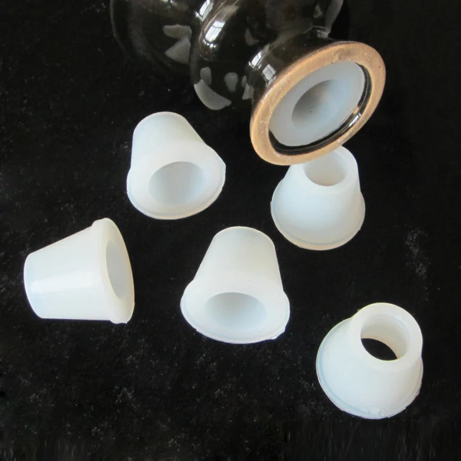 2 peças de anel de vedação de silicone para narguilé – Acessórios para base de vidro, adaptador de mangueira e bowl de shisha