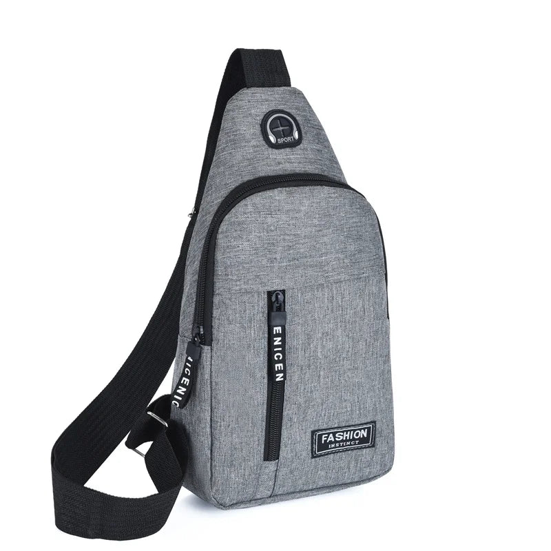 2025 novo saco de peito multifuncional tendência da moda masculina oxford pano bolsa ombro estilo coreano casual à prova dwaterproof água saco do mensageiro