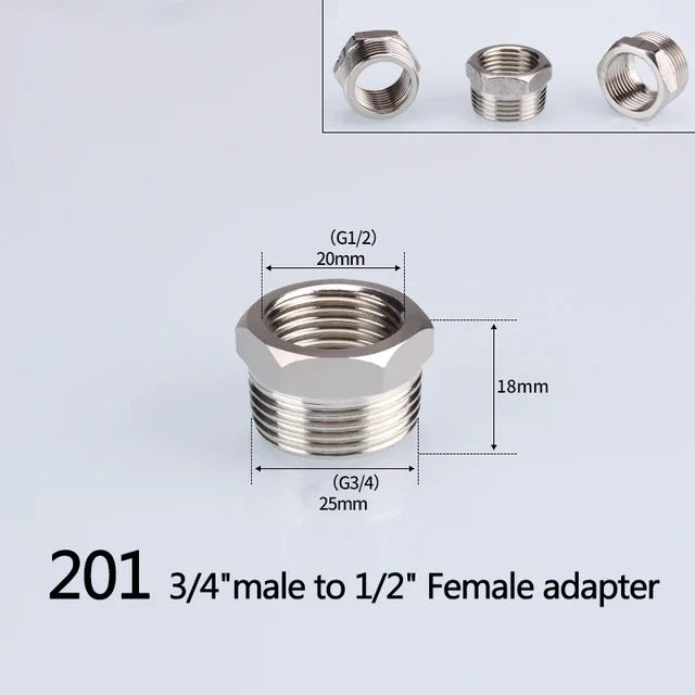 1/2 3/4 bsp rosca macho fêmea tipo t reduzindo cotovelo de aço inoxidável adaptador de junta tampa plug acoplador acessórios de encanamento