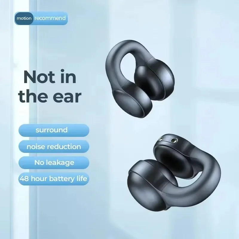 Tws x58 fones de ouvido sem fio condução óssea bluetooth à prova dwaterproof água esportes brinco gancho com microfone