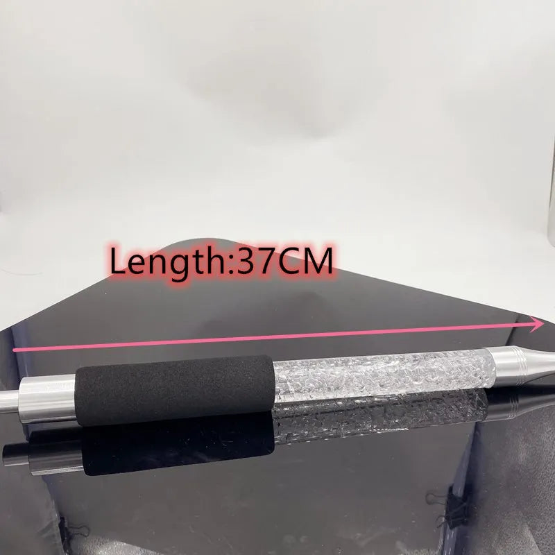 Bocal de narguilé 370mm – Acessório de narguilé com tubo de gel e mangueira com cabo