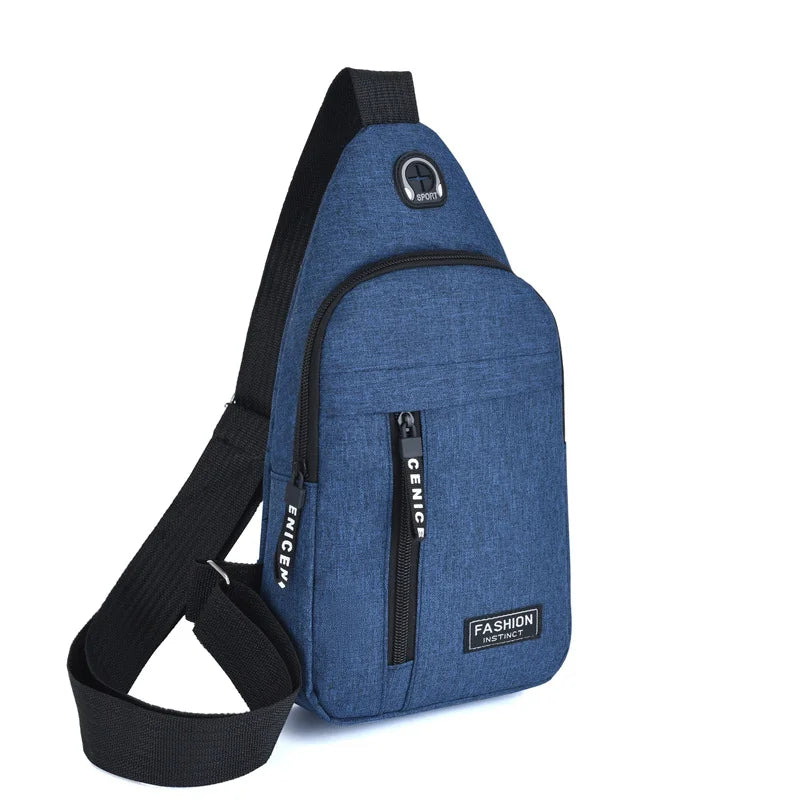 2025 novo saco de peito multifuncional tendência da moda masculina oxford pano bolsa ombro estilo coreano casual à prova dwaterproof água saco do mensageiro