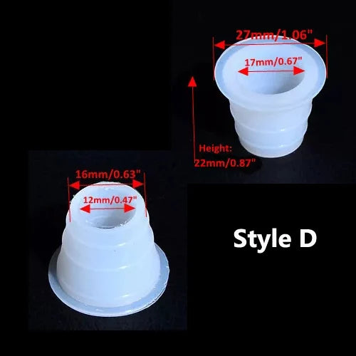 2 peças de anel de vedação de silicone para narguilé – Acessórios para base de vidro, adaptador de mangueira e bowl de shisha