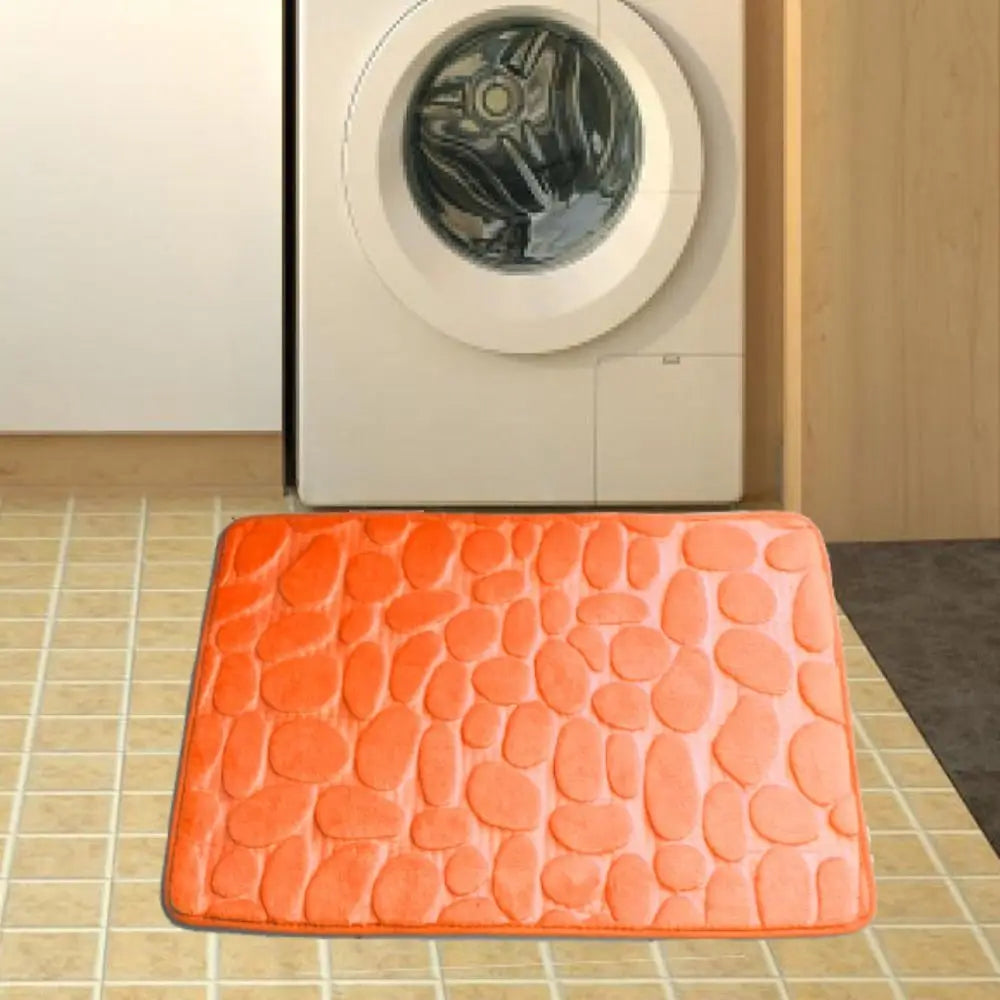 Tapete de banho absorvente durável – Lavável, antiderrapante – Ideal para banheiro, banheira e uso doméstico