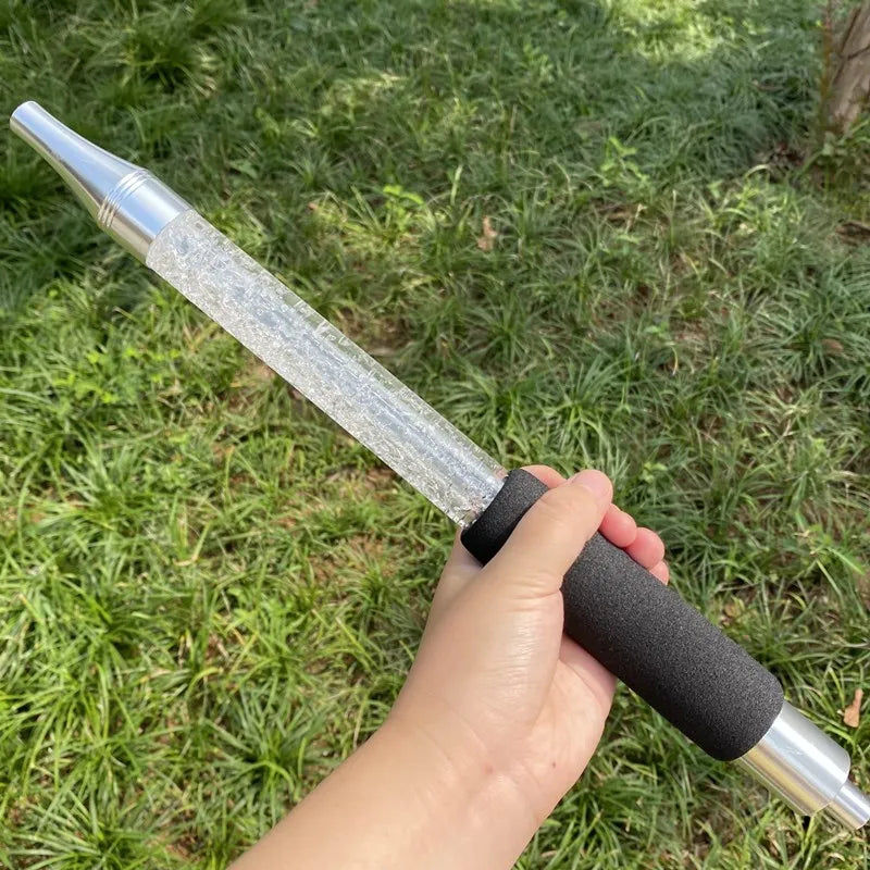 Bocal de narguilé 370mm – Acessório de narguilé com tubo de gel e mangueira com cabo