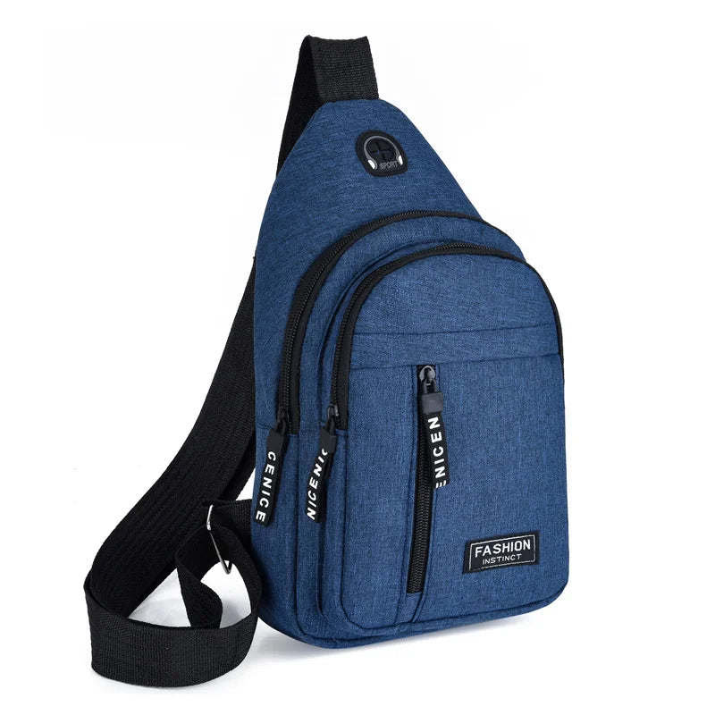2025 novo saco de peito multifuncional tendência da moda masculina oxford pano bolsa ombro estilo coreano casual à prova dwaterproof água saco do mensageiro