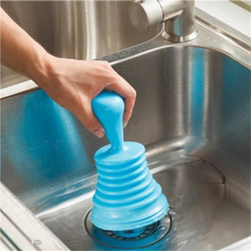 Desentupidor de vaso sanitário e pia – Ventosa de sucção forte em cor sólida – Ferramenta anti-entupimento para ralos, banheiras, cozinhas e banheiros