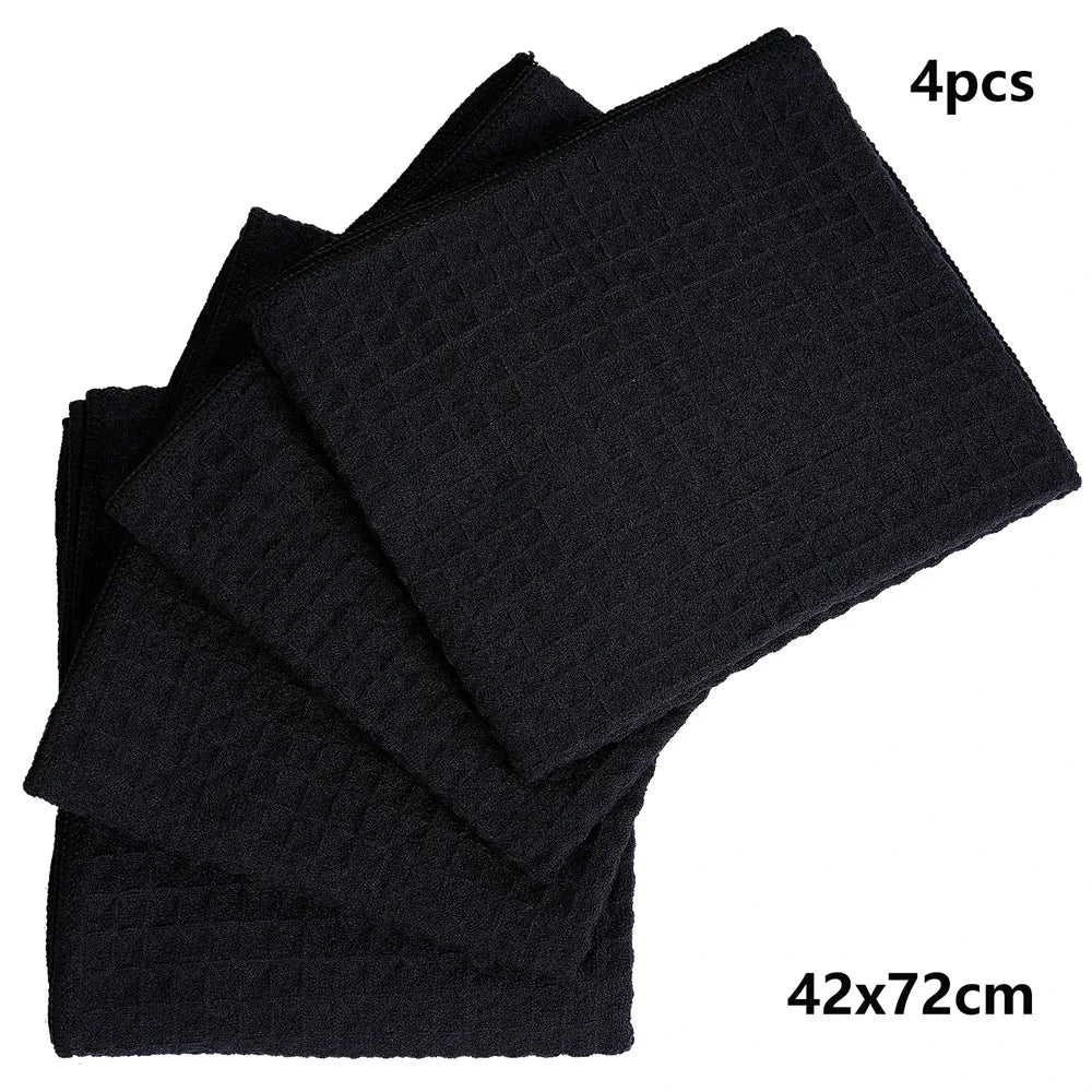 Homaxy 4/6Pcs Kitchen Cleaning Towel Cotton Cleaning Cloth Dishcloth Absorbent Non-stick Oil Rags Pot Dish Washing Wipe Cloth
