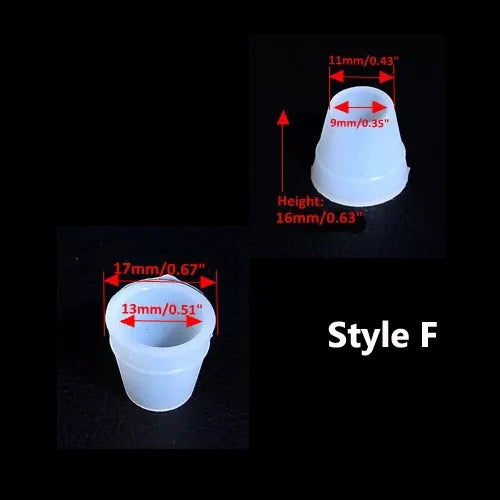 2 peças de anel de vedação de silicone para narguilé – Acessórios para base de vidro, adaptador de mangueira e bowl de shisha