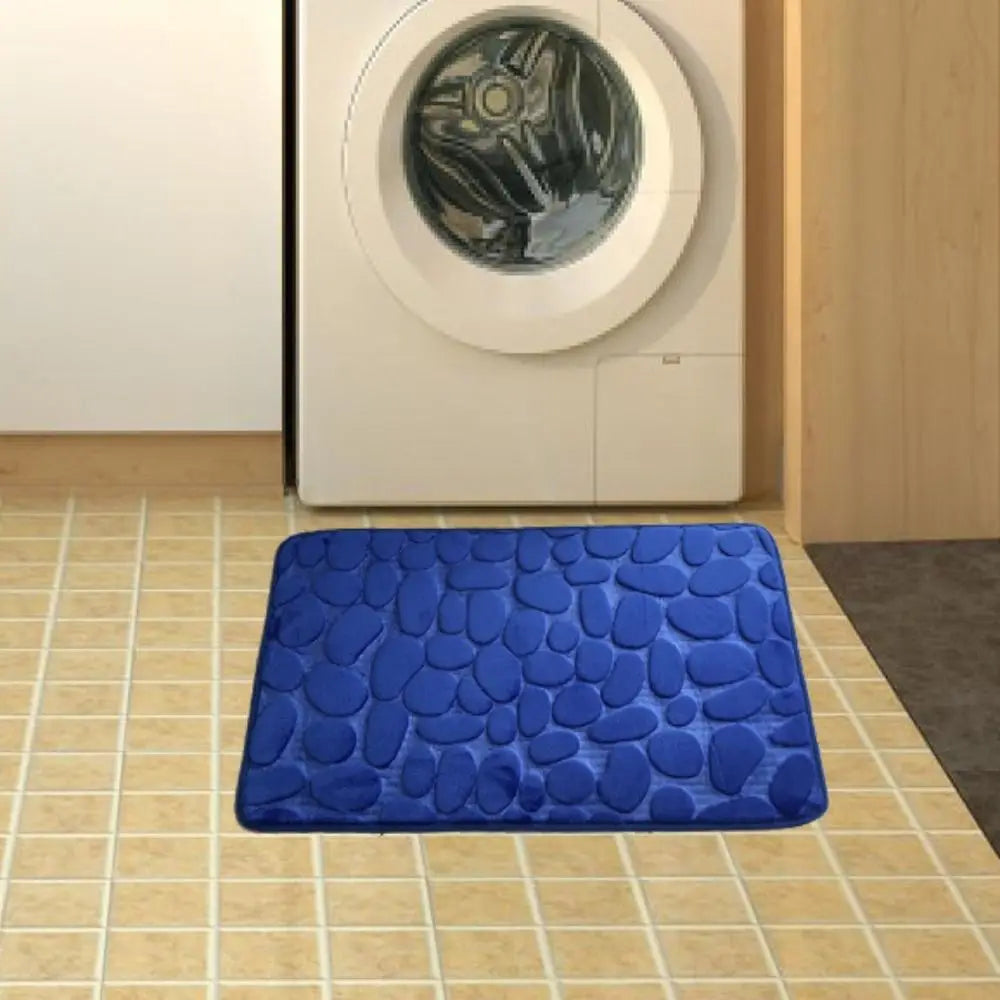 Tapete de banho absorvente durável – Lavável, antiderrapante – Ideal para banheiro, banheira e uso doméstico
