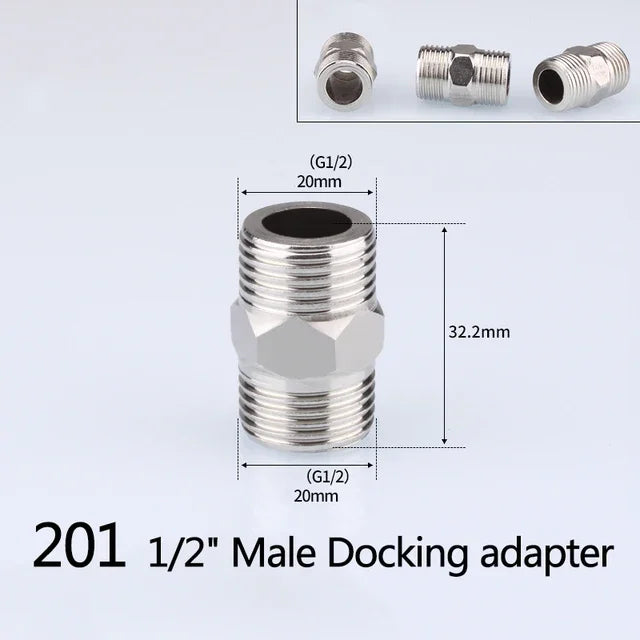 1/2 3/4 bsp rosca macho fêmea tipo t reduzindo cotovelo de aço inoxidável adaptador de junta tampa plug acoplador acessórios de encanamento