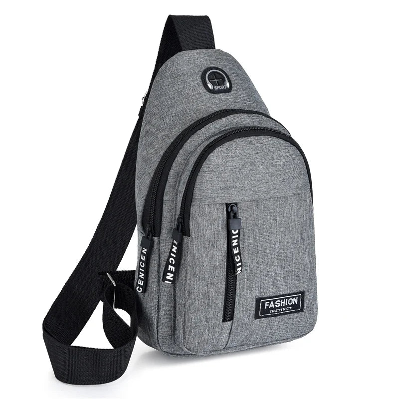 2025 novo saco de peito multifuncional tendência da moda masculina oxford pano bolsa ombro estilo coreano casual à prova dwaterproof água saco do mensageiro