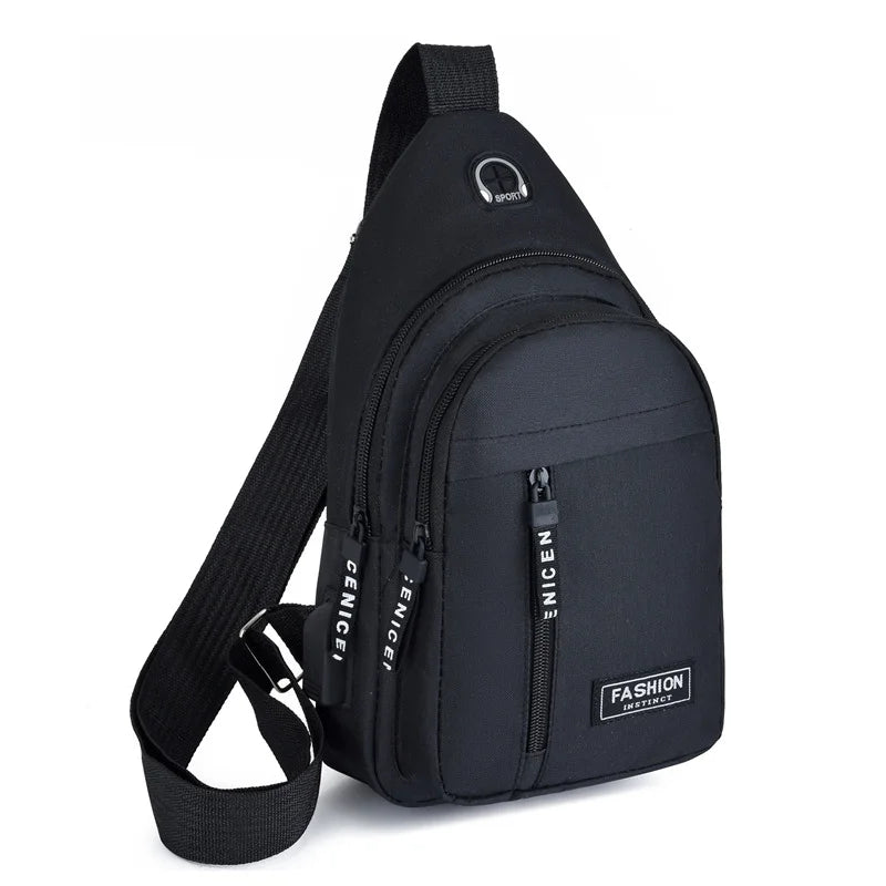 2025 novo saco de peito multifuncional tendência da moda masculina oxford pano bolsa ombro estilo coreano casual à prova dwaterproof água saco do mensageiro