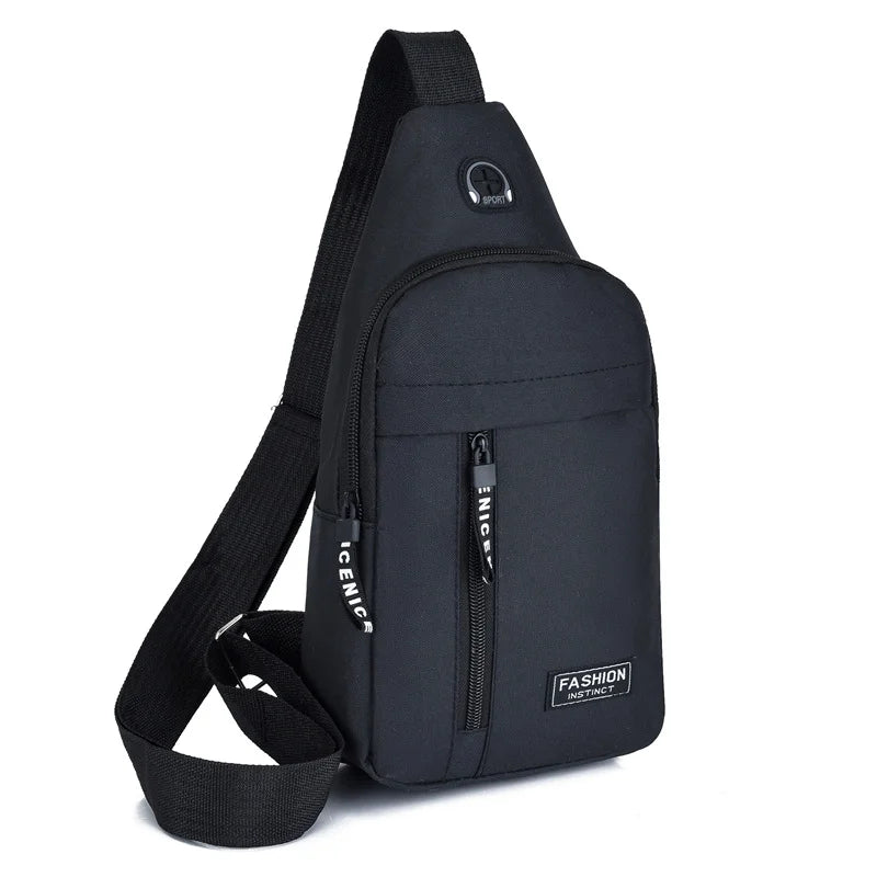 2025 novo saco de peito multifuncional tendência da moda masculina oxford pano bolsa ombro estilo coreano casual à prova dwaterproof água saco do mensageiro