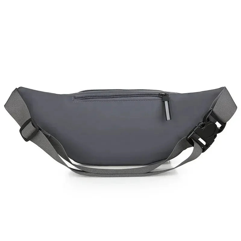 Homens lona ajuste cintura móvel fanny cintura packs esportes ao ar livre lazer correndo anti roubo ultra fino saco de cintura invisível