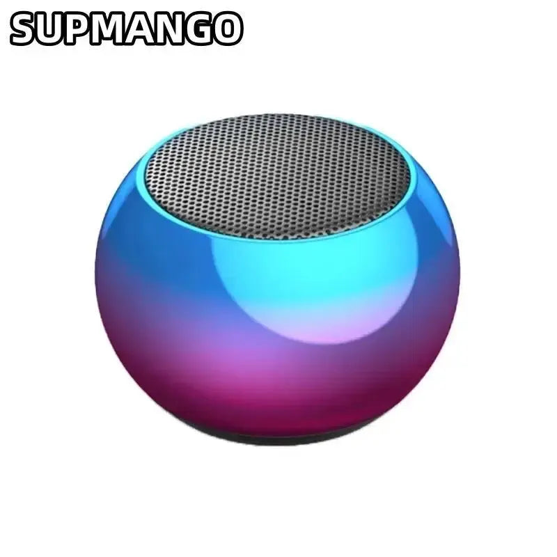 Alto-falante sem fio bluetooth portátil pequena arma de aço metal pesado estéreo surround subwoofer ao ar livre mini alto-falante bluetooth pequeno