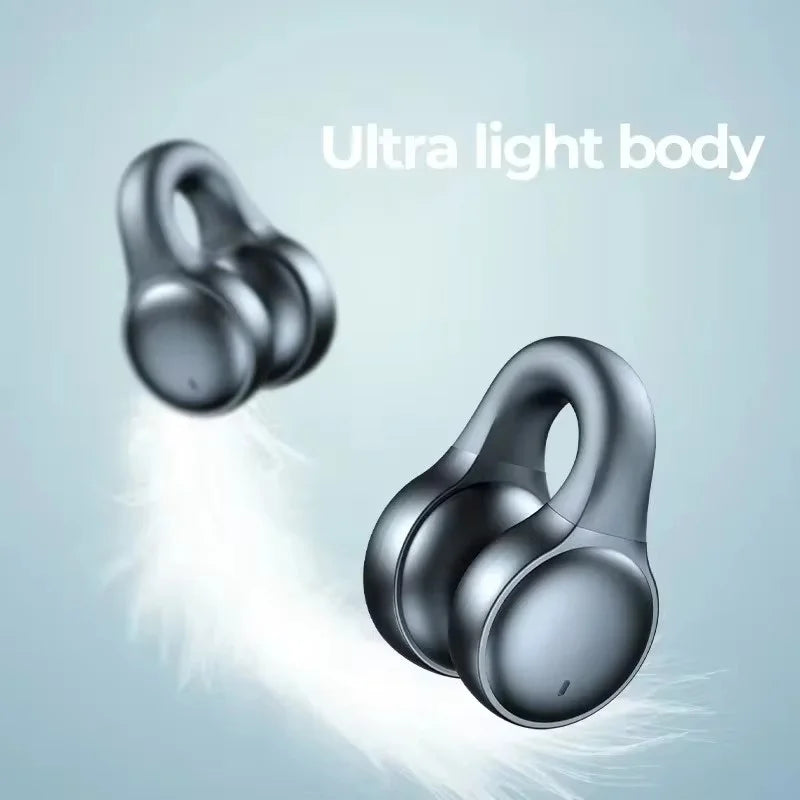 Tws x58 fones de ouvido sem fio condução óssea bluetooth à prova dwaterproof água esportes brinco gancho com microfone