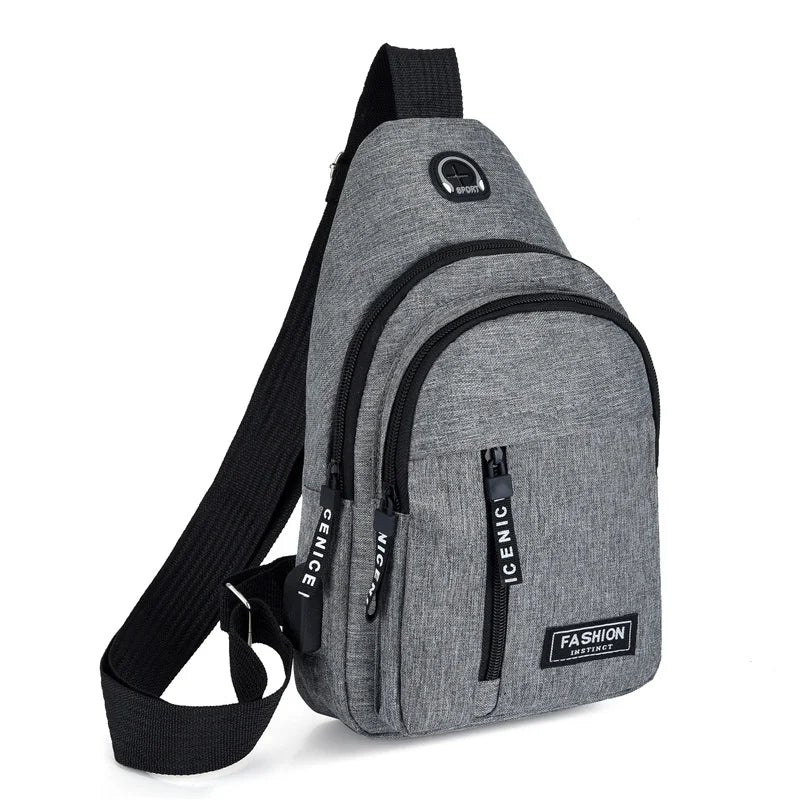 2025 novo saco de peito multifuncional tendência da moda masculina oxford pano bolsa ombro estilo coreano casual à prova dwaterproof água saco do mensageiro