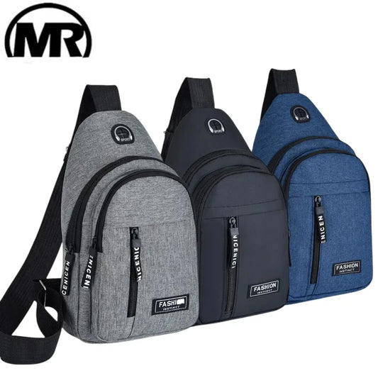 2025 novo saco de peito multifuncional tendência da moda masculina oxford pano bolsa ombro estilo coreano casual à prova dwaterproof água saco do mensageiro