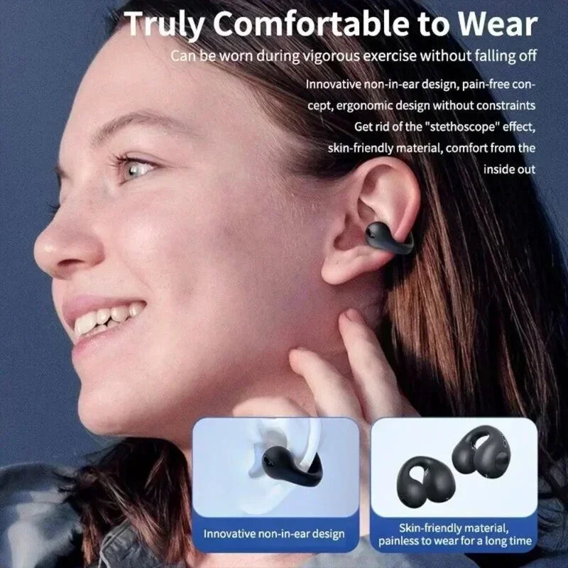 Novo original t75 condução óssea sem fio bluetooth 5.3 fones de ouvido esportes alta fidelidade qualidade som à prova dwaterproof água tws fone