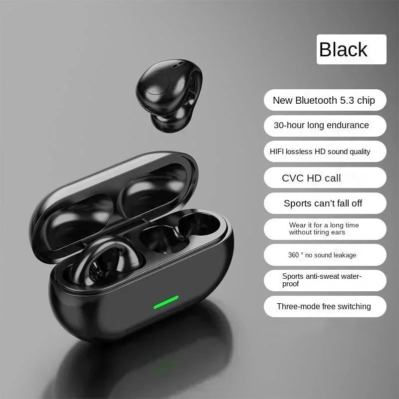 Novo original t75 condução óssea sem fio bluetooth 5.3 fones de ouvido esportes alta fidelidade qualidade som à prova dwaterproof água tws fone
