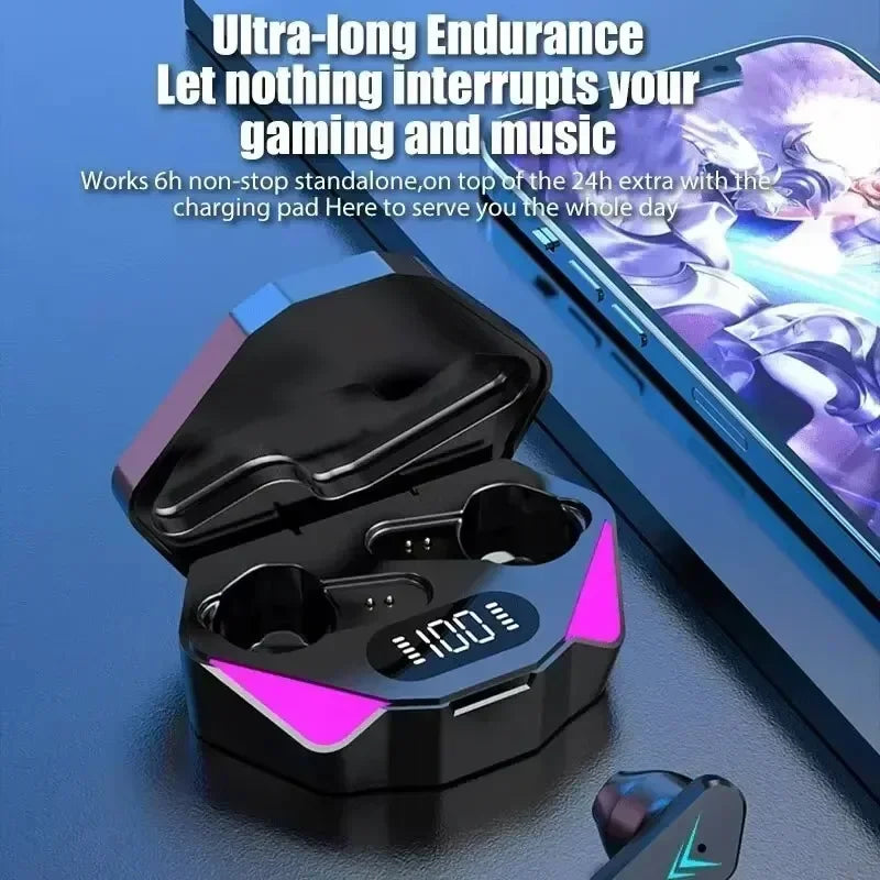 Novo x15 tws fones de ouvido bluetooth sem fio gamer fone gamer fone com microfone handsfree
